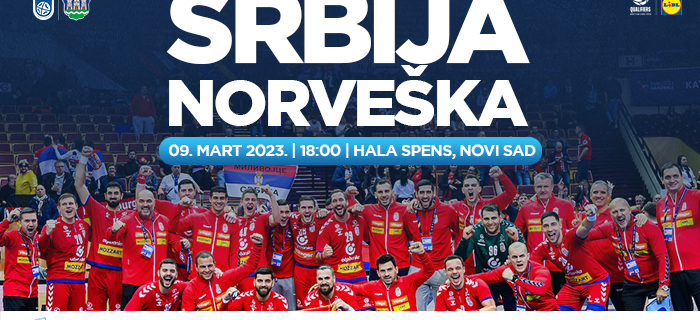 Srbija – Norveška, podrži Orlove u Novom Sadu