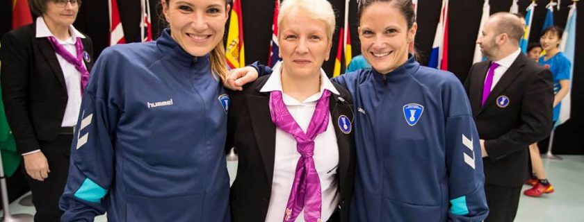 Branka Marić kao delegat na utakmici EHF Euro Kupa za žene
