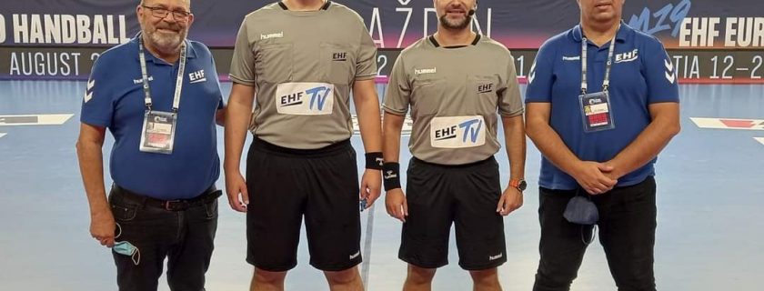 MARKO BORIČIĆ I DEJAN MARKOVIĆ NA POLUFINALU M19 EHF EURO 2021